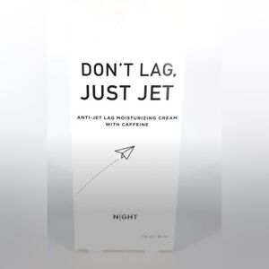 TWO BOXES. NIGHT Don't Lag Just Jet Anti Jet Lag Moisturizing Cream 30 ml NEW